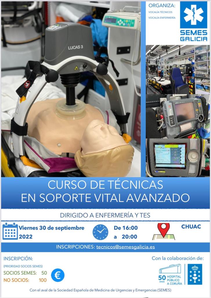 CURSO DE TÉCNICAS EN SOPORTE VITAL AVANZADO. 3ª EDICION
